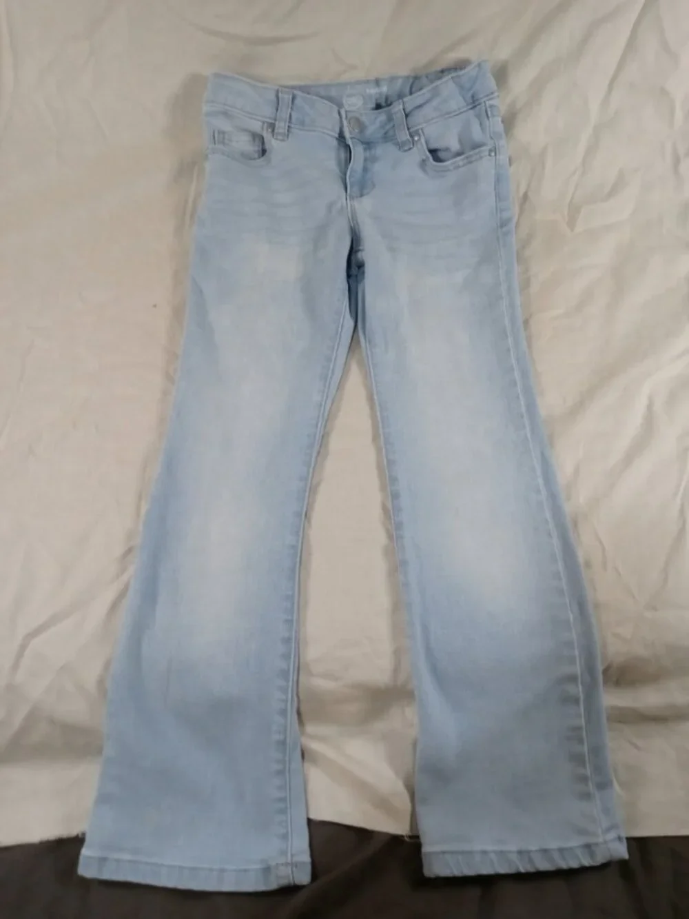 5 Lot Assorted Girls Blue Jean Pants Kids Clothes Bundle in Great Cond